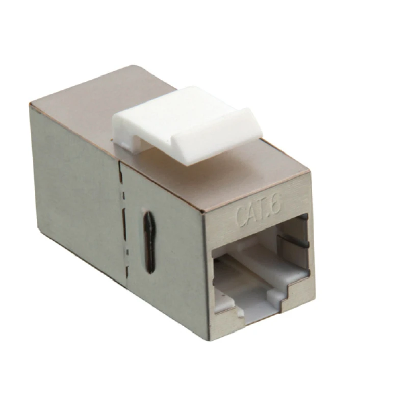 Image of Value RJ-45 Keystone Modular Coupler. Cat.6. shielded