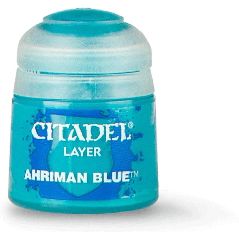 Image of Citadel Games Workshop Colour Layer: Ahriman Blue (12ml) Paint Multi