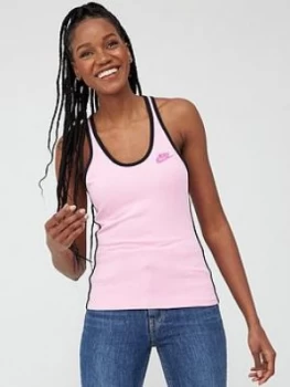 Image of Nike Nsw Heritage Racerback Tank Top - Pink