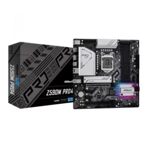 Image of ASRock Z590M Pro4 Intel Socket LGA1200 H5 Motherboard