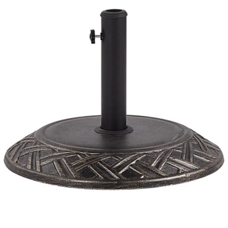 Image of Beliani Parasol Base Capaci Brown Round 21 Kg