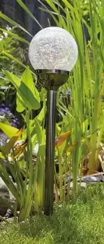 Image of Solar LED Black Pearl Spike Light
