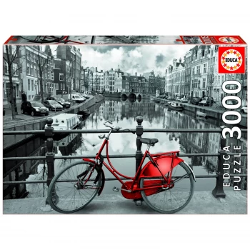 Image of Amsterdam Black & White Jigsaw Puzzle (3000 Pieces)
