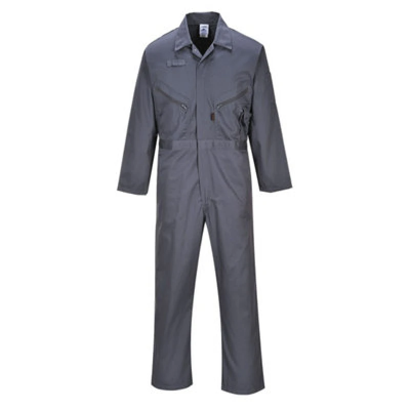 Image of Portwest Liverpool Zip Coverall C813GGRXL Colour: Graphite