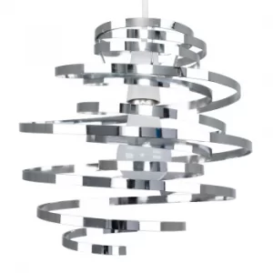 Image of Bensson Twisted Chrome Pendant Shade