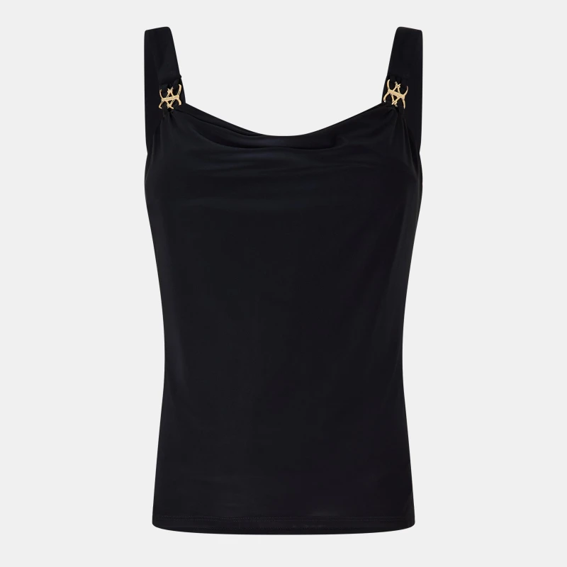 Image of Biba Womens Kayla Sleeveless Shirt Black female 8 (XS)