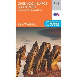 Image of Greenock, Largs and Millport: 341 by Ordnance Survey (Sheet map, folded, 2015)