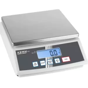 Image of KERN Tabletop scales, with second display, weighing range up to 24 kg, read-out accuracy 2 g, weighing plate 252 x 228 mm