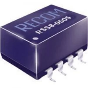 Image of RECOM RSS8 1212 1 W DCDC Converter RSS8 1212 voltage12 V 84 mA