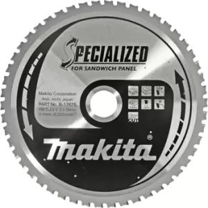 Image of Makita SPECIALIZED Sandwich Panel Cutting Saw Blade 270mm 60T 30mm
