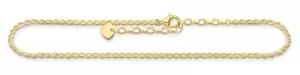 Image of Thomas Sabo AK0035-413-39-L27V Yellow Gold Plated Cord Jewellery