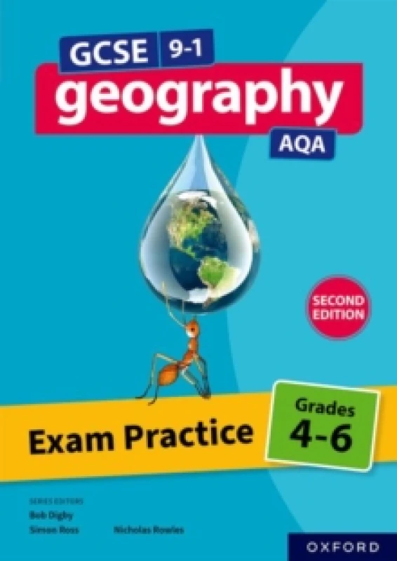 Image of Nicholas Rowles GCSE 9-1 Geography AQA: Exam Practice: Grades 4-6 Second Edition Book Multi unisex