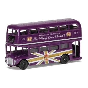 Image of Routemaster The 90th Birthday of HM QE II Corgi 1:36 Model Car