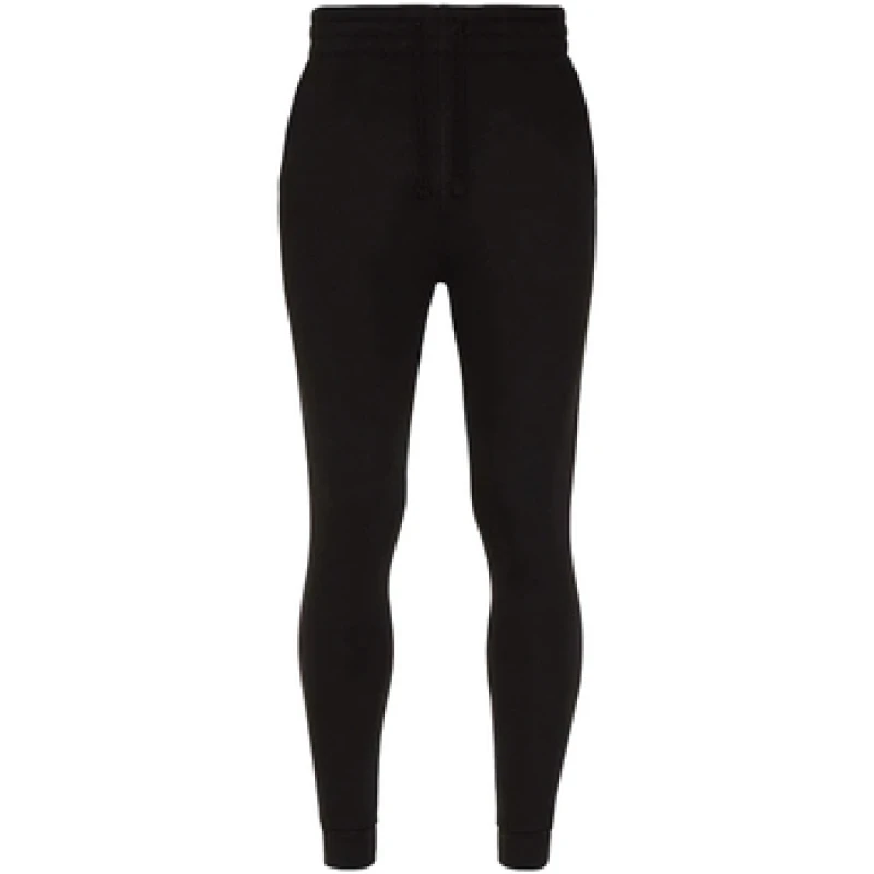 Image of AWDis AWDis Tapered Plain Jogging Bottoms in Black Size: Medium Black M Unisex 5063527862112