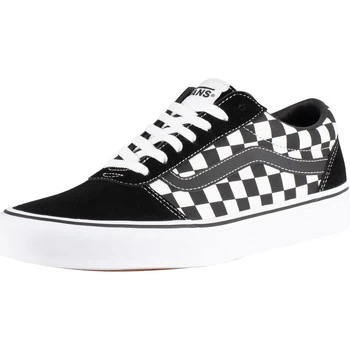 Image of Vans Ward Checkered Trainers mens Shoes Trainers in Black,7.5,8,8.5,9,9.5,10,10.5,11,12