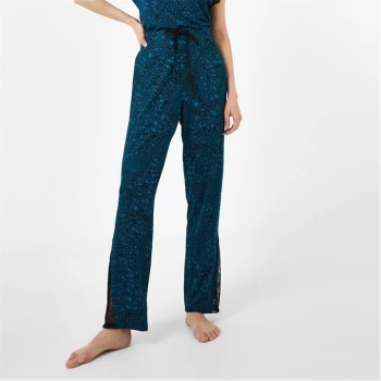 Image of Biba BIBA Lace Trim Pyjama Trousers - Green