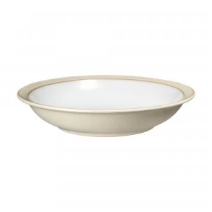 Image of Denby Linen Shallow Rimmed Bowl