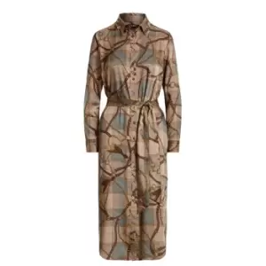 Image of Lauren by Ralph Lauren Shadny Day Dress - Brown