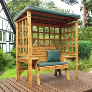 Image of Charles Taylor Wentworth 2 Seat Arbour with Cover, Green