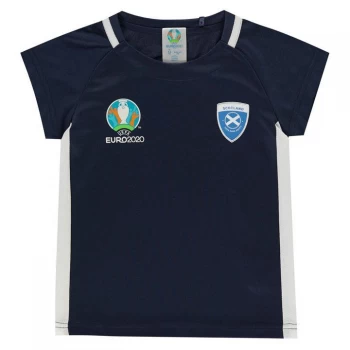 Image of UEFA Euro 2020 Scotland Poly Tee Infant Boys - Navy