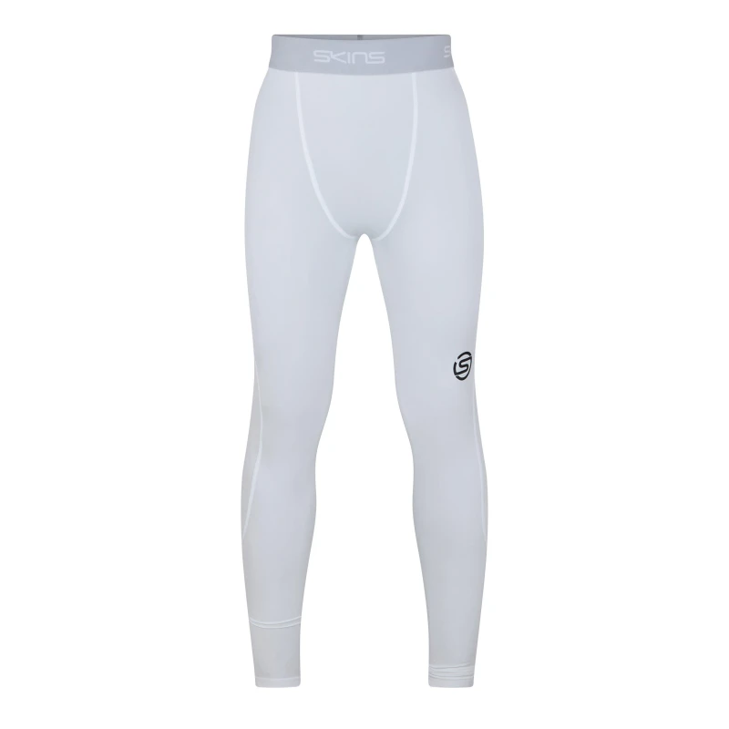 Image of Skins Sr1 Lg Tights - White White S