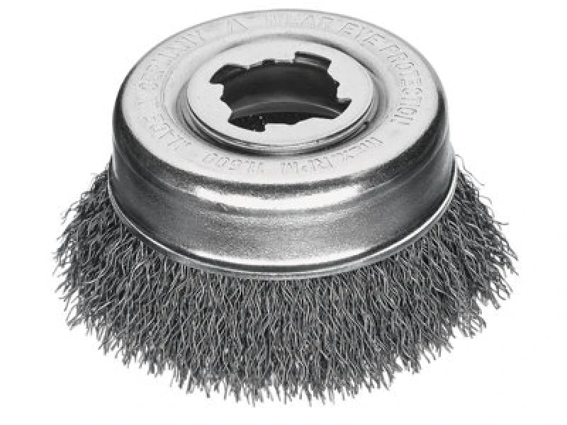 Image of Lessmann X Lock Non Sparking Crimped Wire Cup Brush 423.16X Diameter: 85mm