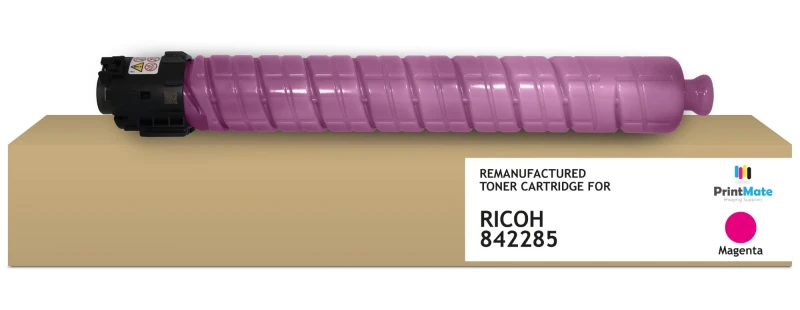 Image of PrintMate RICOH 842285. remanufactured toner. Magenta 22500p