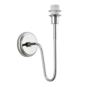 Image of Rouen Fitting Only Wall Lamp, Bright Nickel Plate