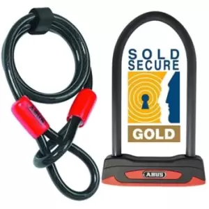 Image of Abus Granit 53 London Combination Pack with Cobra Cable - Grey