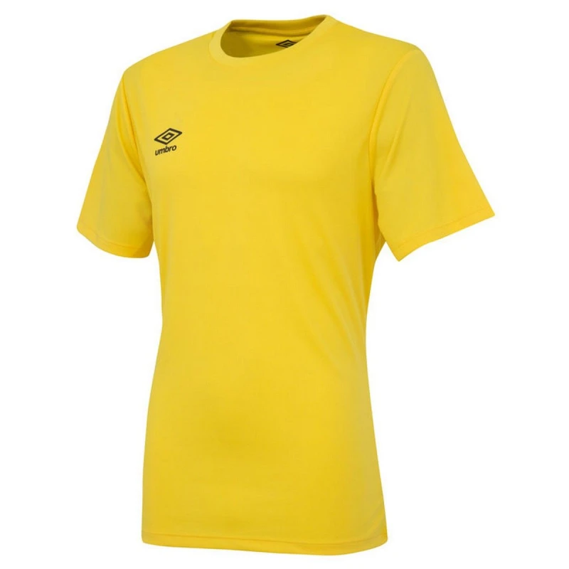 Image of Umbro Umbro Men Club Short-Sleeved Jersey in Yellow Size: Small Yellow S Male 5063107687333