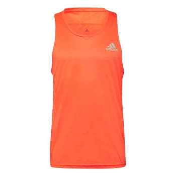 Image of adidas Own the Run Singlet Mens - App Solar Red