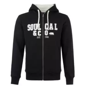 Image of SoulCal Lined Zip Through Hoodie Womens - Black