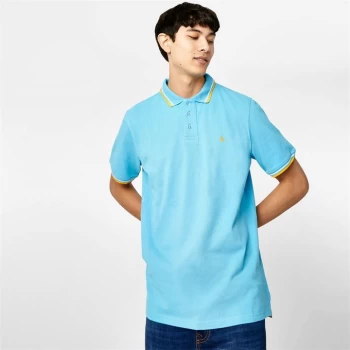 Image of Jack Wills Tipped Polo - Blue