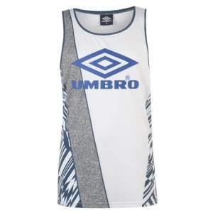 Image of Umbro Azteca Vest - White/Blue/Surf