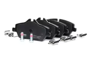 Image of Bosch Brake pad set BMW,MINI 0 986 494 588 34116767143,34116767144,34116771837 34116771838,34116772892,34116774050,34116794056,34116860016