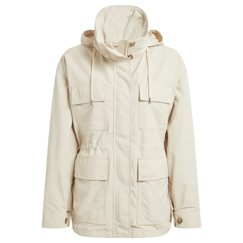 Image of Craghoppers Womens NosiLife Adventure' Jacket in Cream Size: 8 Cream Female 8