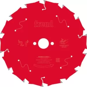 Image of Freud Construction Circular Saw Blade 165 x 20 x T14 Steel