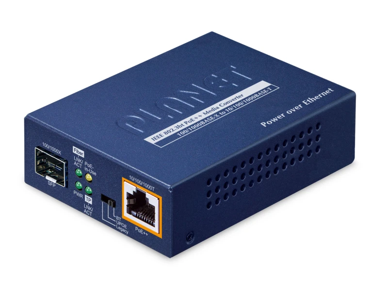 Image of PLANET 1-Port 100/1000X SFP to network media converter Blue