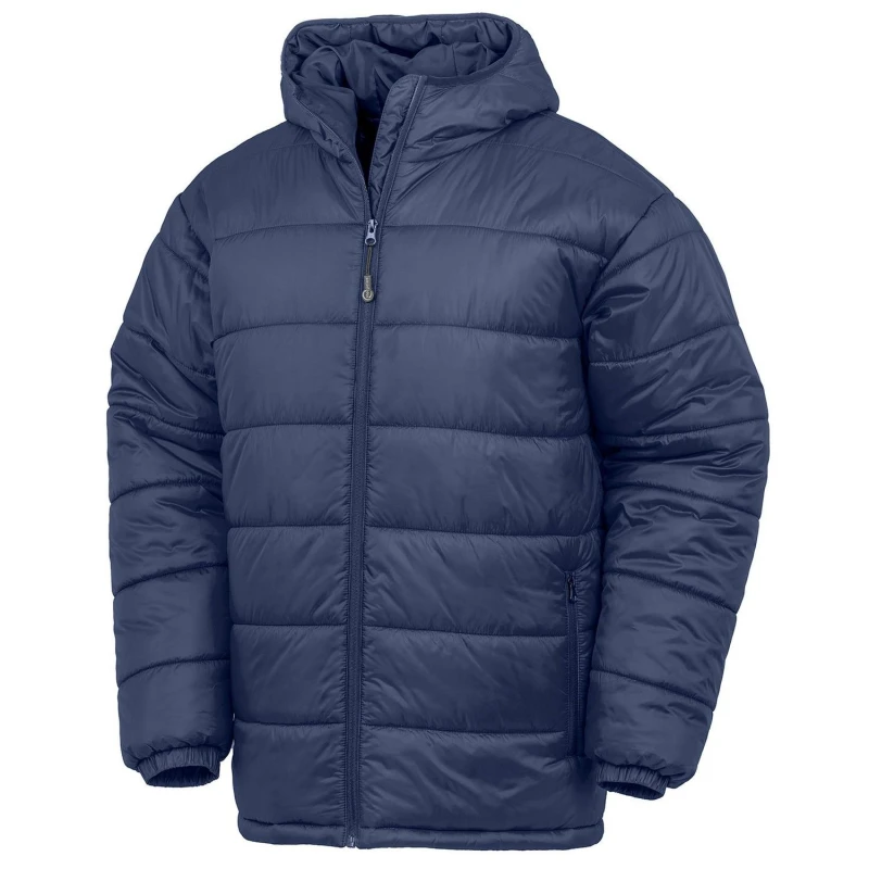 Image of Result Result Men Padded Parka in Navy Size: X-Small Navy XS Male 5063527161253