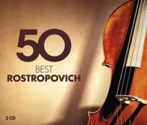 Image of 50 Best Rostropovich by Mstislav Rostropovich CD Album