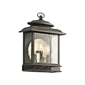 Image of Elstead - 3 Light Outdoor Large Wall Lantern Light Olde Bronze, E14