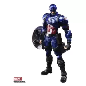 Image of Marvel Universe Bring Arts Action Figure Captain America by Tetsuya Nomura 16 cm