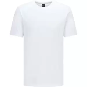 Image of Boss Tiburt Short Sleeve T Shirt - White