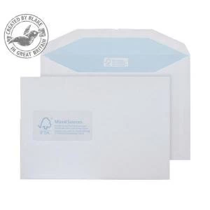 Image of Purely Environmental Mailer Gummed Wndw White 90gsm C5 162x238 Ref
