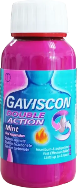 Image of Gaviscon Double Action Mint Flavour Liquid 150ml