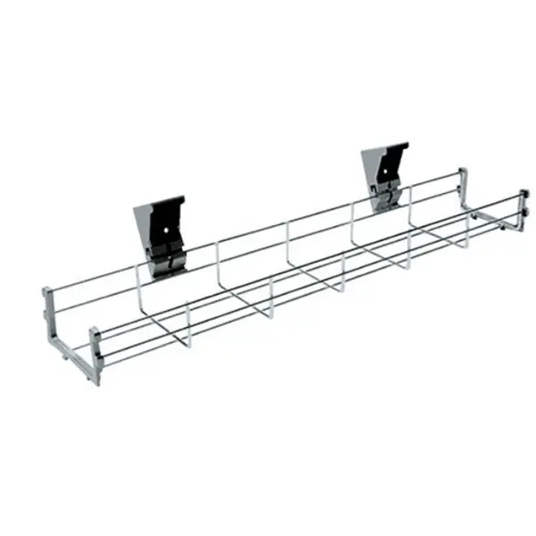 Image of Jemini 800mm Wire Basket for 1000mm Desks Silver KF81980