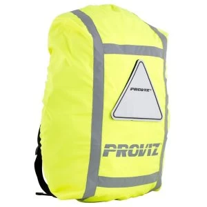 Image of Proviz Rucksack Cover Triviz Compatible Waterproof Yellow