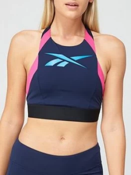 Image of Reebok Workout Ready Mesh Bralette - Navy