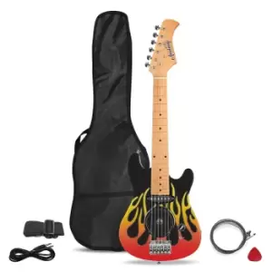 Image of Academy of Music Electric Guitar Beginner's Package - Flames
