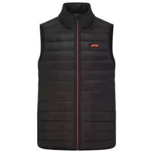 Image of 2022 F1 Tech Padded Gilet (Black)